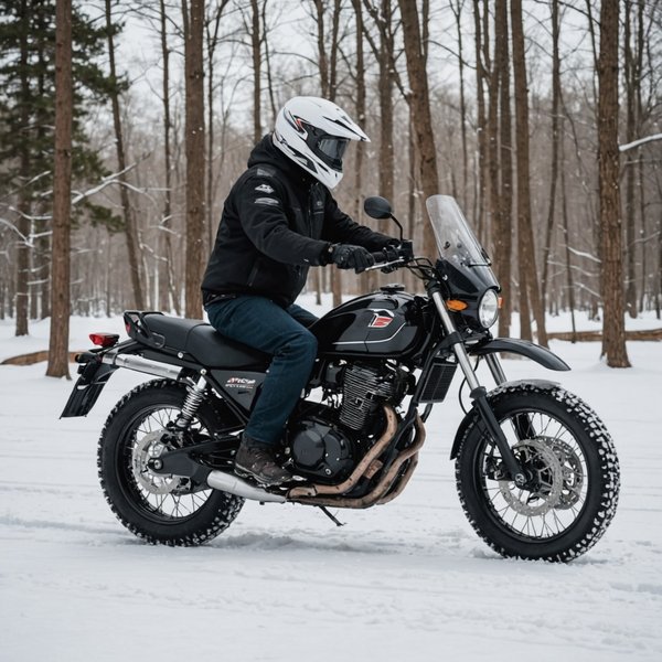 Comment adapter une moto pour un usage sur neige et glace?